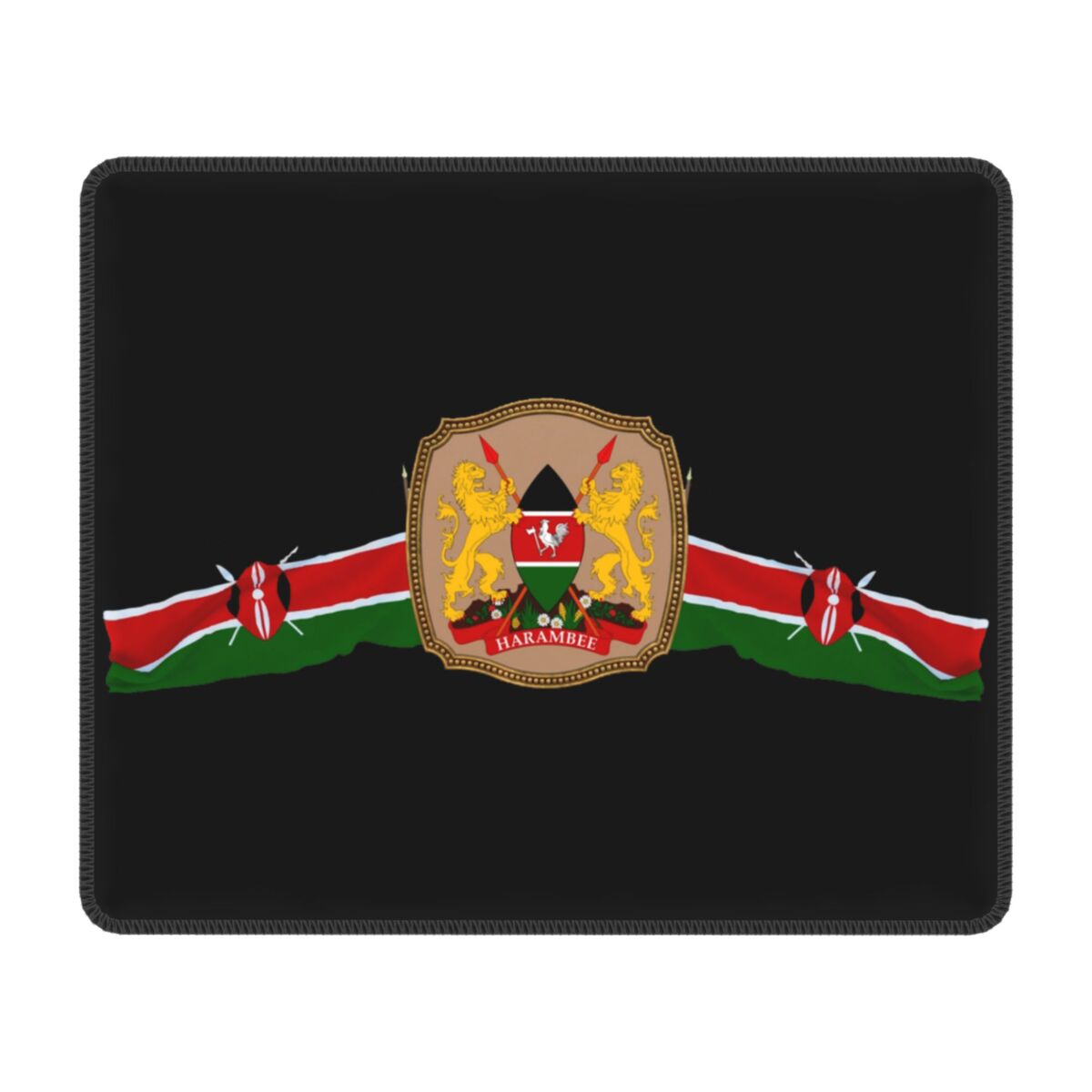 Pc Gaming Kenya - Özel Arması Kenya Bayrağı Mouse Pad