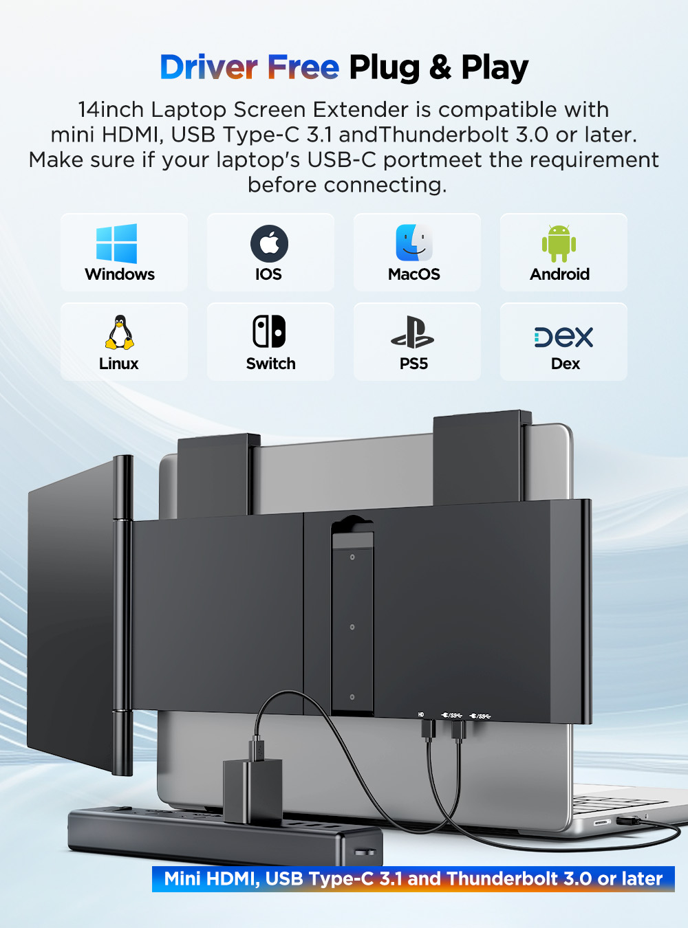 UPERFECT 14'' Taşınabilir Moni - Pc Gaming Y60 incelemesi ve fiyatı