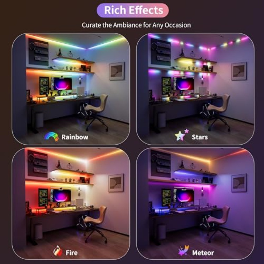 RGB Akıllı IC COB LED Şerit Iş - Rgb Light Strip incelemesi ve fiyatı