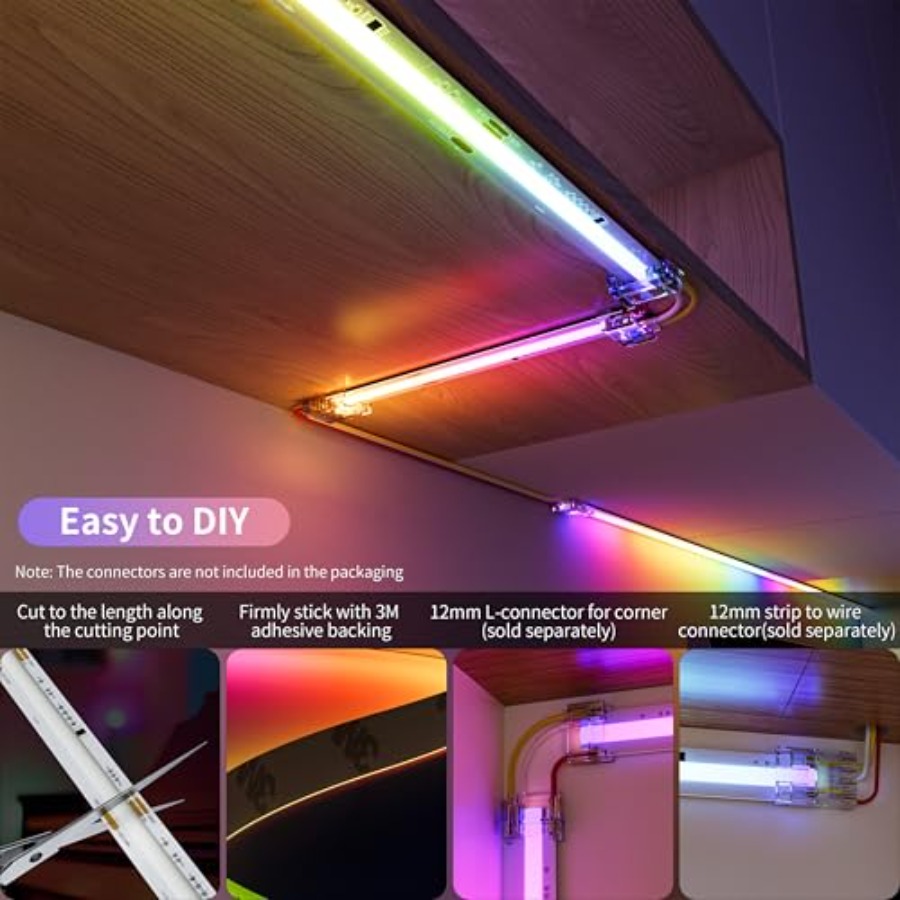 RGB Akıllı IC COB LED Şerit Iş - Rgb Light Strip incelemesi ve fiyatı