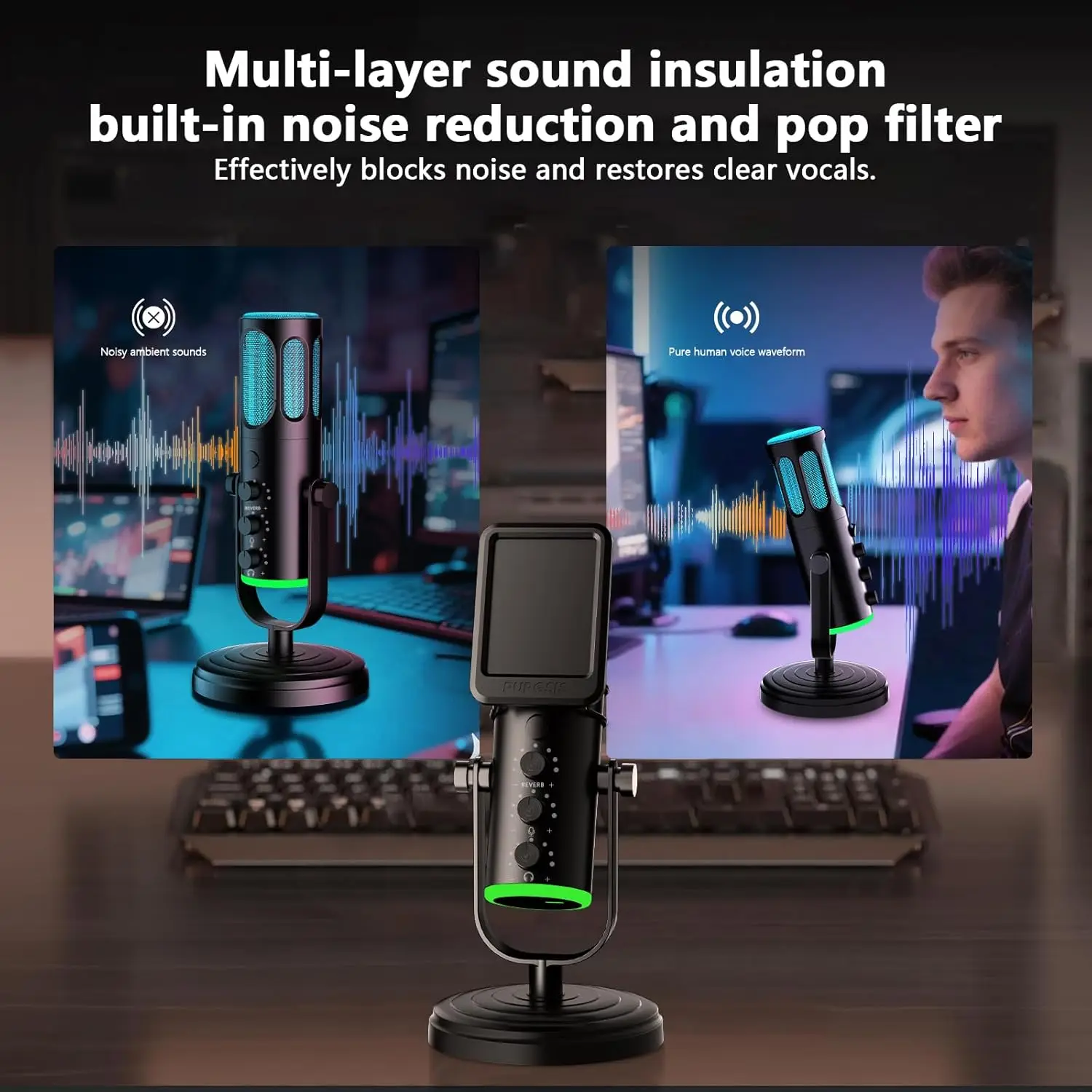 PUPGSIS USB PC Mikrofonu, Mac  - Pc Gaming Youtuber incelemesi ve fiyatı