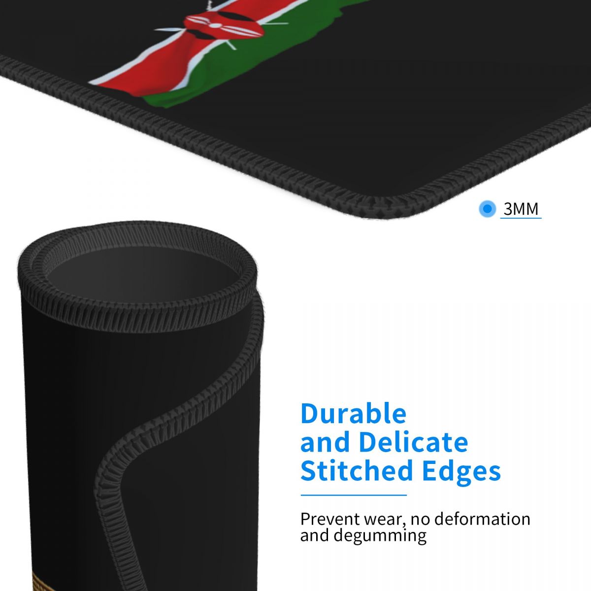 Özel Arması Kenya Bayrağı Mous - Pc Gaming Kenya incelemesi ve fiyatı